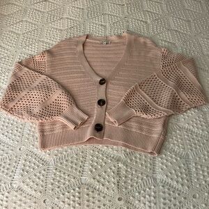 Women's Pink Knit Sweater